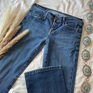 Citizens Of Humanity Ingrid Stretch Low Waist Flare Jeans, Size 27, Mom Jeans